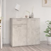 Decoways - Dressoir 80x36x75 cm spaanplaat betongrijs