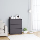 Decoways - Dressoir 60x33,5x76 cm spaanplaat grijs