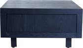 Fort collection side coffee table (black) 70x70x36-fost002blk