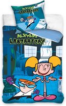 Dexter laboratorium - Dekbedovertrek 140 × 200 cm - 90's Legends - 100% Katoen