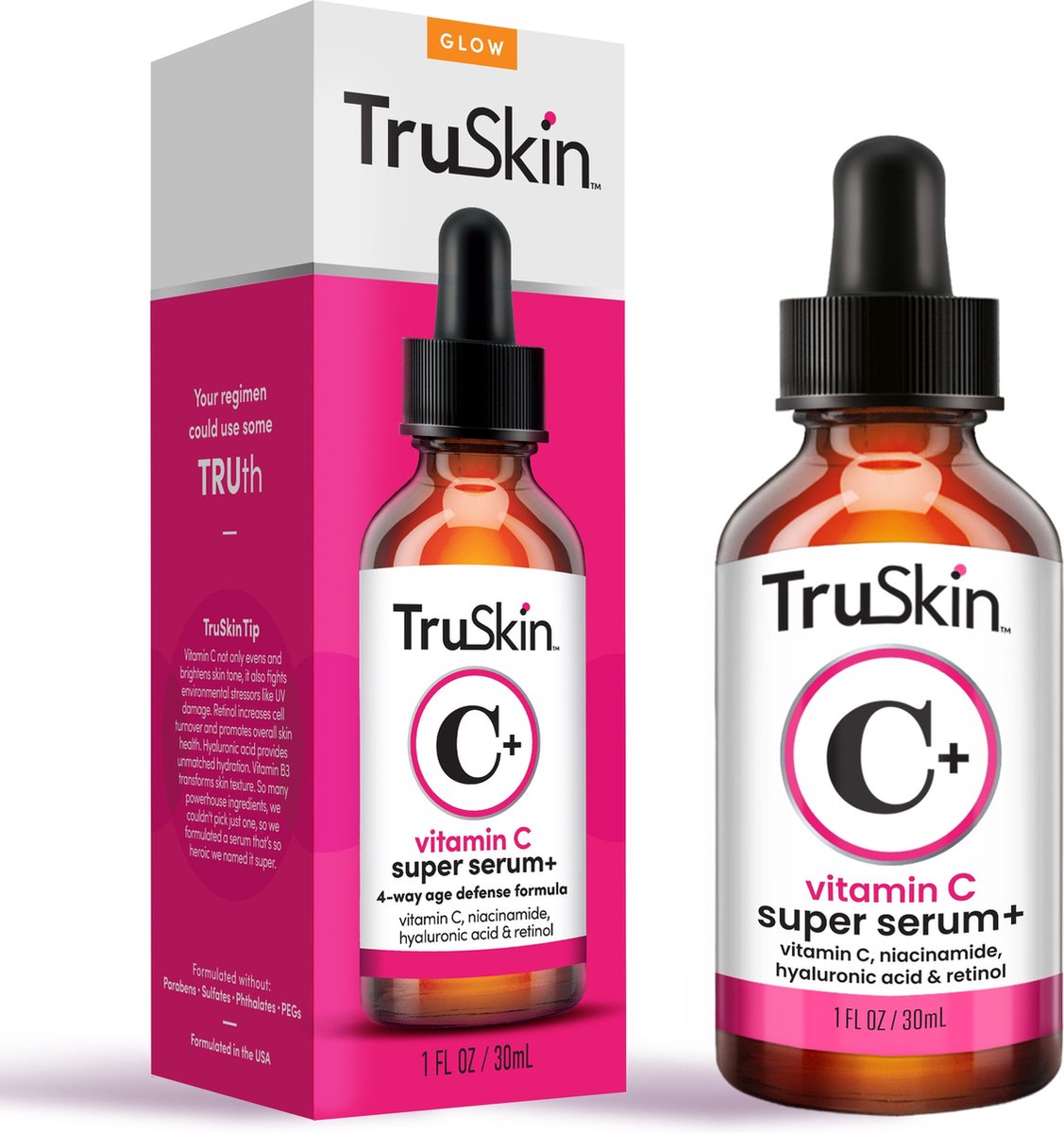 TruSkin Vitamin CPlus Super Serum, antiaging antirimpel