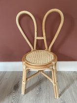 Rotan stoel konijn - Konijnen stoel - Rotan peuter stoel - Rotan kinderstoeltje - Kinder fauteuil voor kinderen - Rotan fauteuil - Kinderstoeltje - Kinderzetel - Rotan stoel - Riet