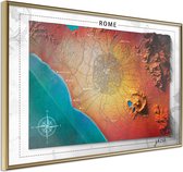 Raised Relief Map: Rome