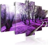 Schilderij - Lavender orchard.
