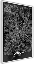 City Map: Cologne (Dark).