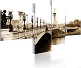 Schilderij - Pont Alexandre-III in Parijs.
