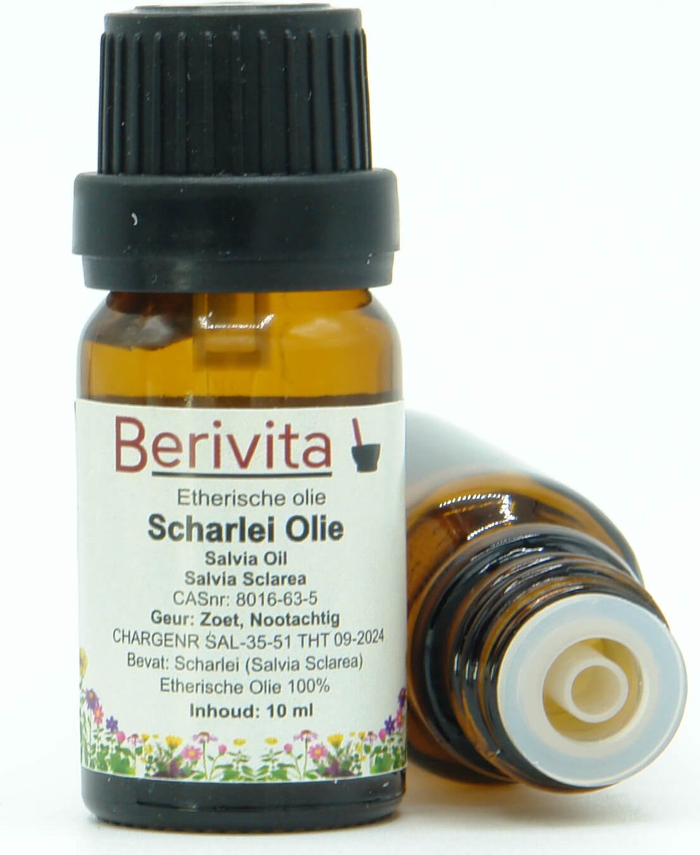 Goedkoopste Scharlei Olie 100 10ml - Clary Sage Etherische Olie van Scharlei bladeren en bloemen