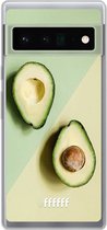 6F hoesje - geschikt voor Google Pixel 6 Pro -  Transparant TPU Case - Avocado Aficionado #ffffff