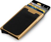 Walletstreet Uitschuifbare Pasjeshouder N9 Plus - Walletstreet Aluminium Creditcardhouder Card Protector Anti-Skim/ RFID Card Protector 7 Pasjes – Goud/Gold