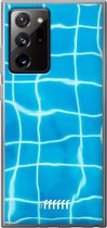 6F hoesje - geschikt voor Samsung Galaxy Note 20 Ultra -  Transparant TPU Case - Blue Pool #ffffff