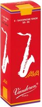 Vandoren Tenor saxofoon JAVA Red Rieten - 5 Stuks Verpakking - Dikte 2.5