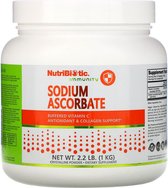 NutriBiotic - Sodium Ascorbate - Vitamine C Poeder - Ontzuurd - 1000 gram