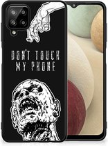 Smartphone Hoesje Super als Cadeautjes voor Hem Geschikt voor Samsung Galaxy A12 Back Case TPU Siliconen Hoesje met Zwarte rand Zombie