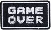 Game over strijk embleem - Mario patch - patches - stof en strijk applicatie - Mario & Luigi