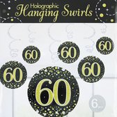 Oaktree - Swirls Sparkling zwart goud - 60 jaar