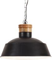 vidaXL Hanglamp industrieel E27 42 cm zwart
