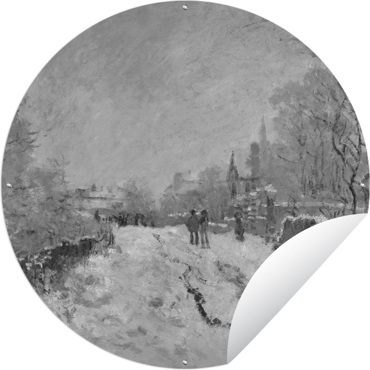 Peinture Par Numéros Adulte - Scène De Neige Et Sapin De Noël - Toile 40x50 Cm Avec Cadre - Kit Complet Loisir Créatif - 4