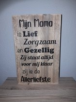 Tekstbord Mama