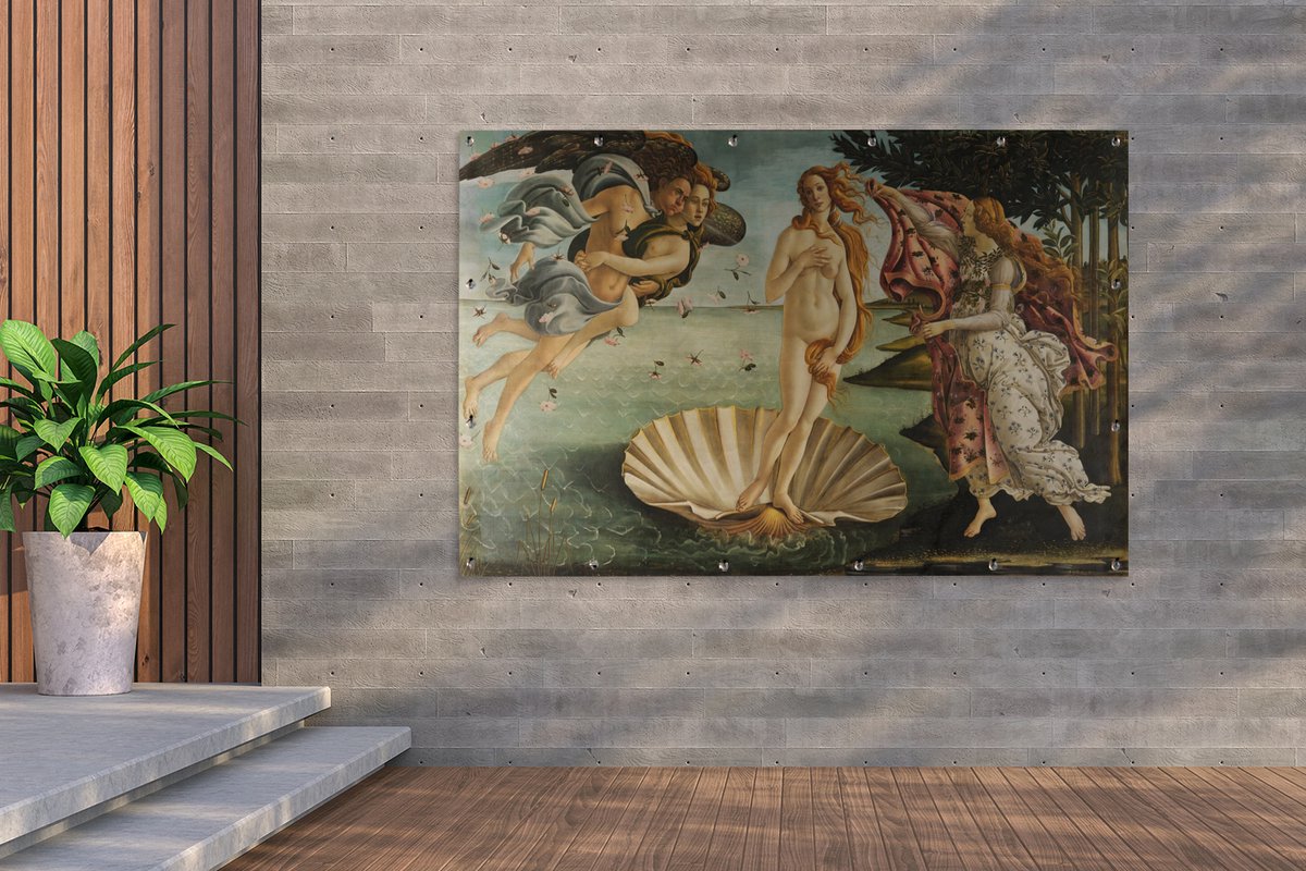 Tuinposter De geboorte van Venus - schilderij van Sandro Botticelli ...