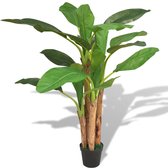 vidaXL Kunst bananenboom plant met pot 175 cm groen
