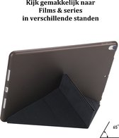 Tablet Hoes geschikt voor iPad Hoes 2017 - Pro - 10.5 inch - Smart Cover - A1701 - A1709 - A1852 - Donkerblauw