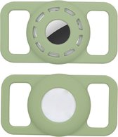 Cicon AirTag hoesje voor Hond of Kat -Avocado Groen - Geschikt voor een brede hondenriem (tot 2.5CM)