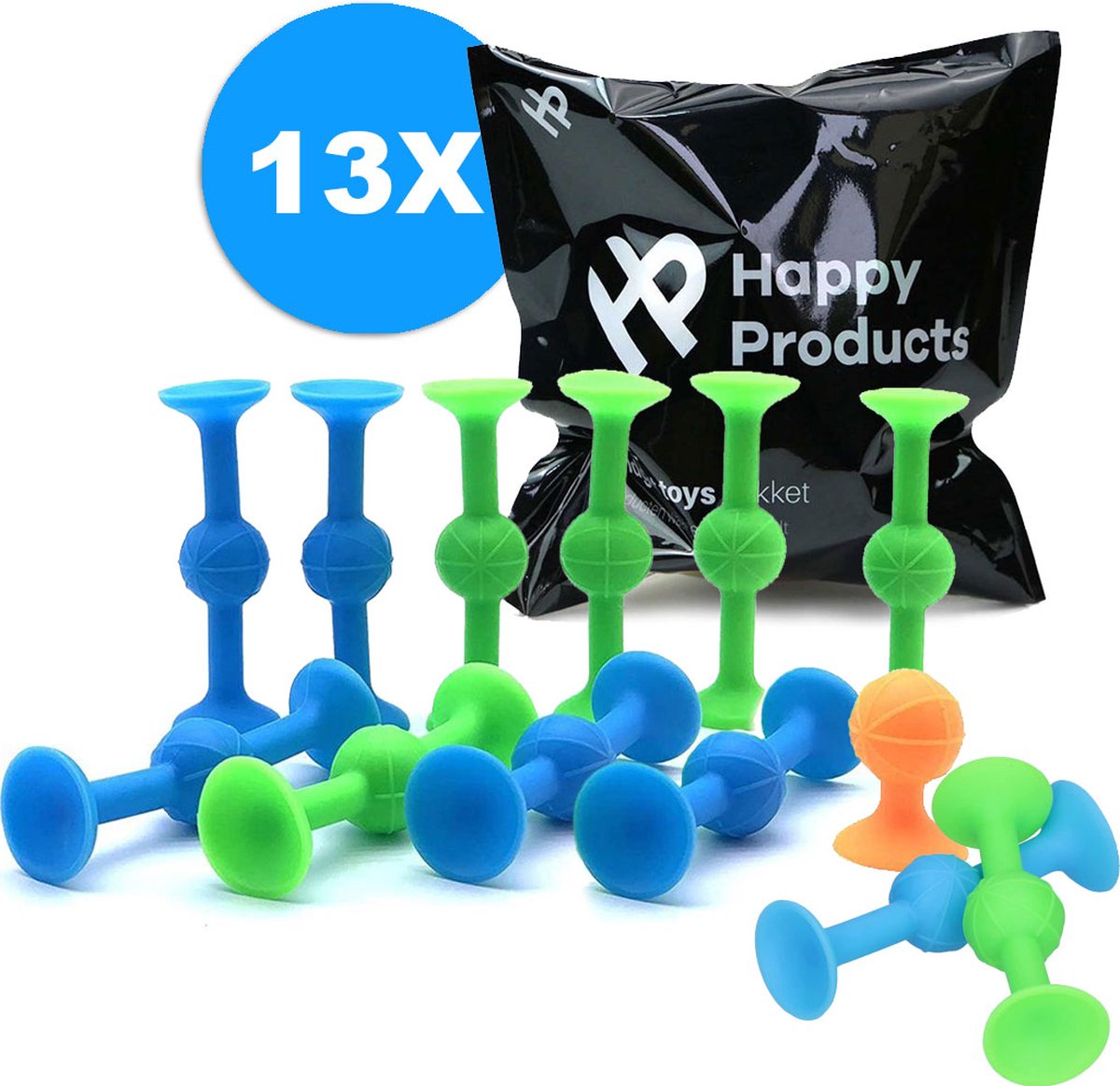 Happy products Pop darts extra groot pakket popdarts 13 stuks