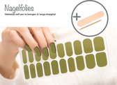 Nagellak - Nagels - Nagelvijl - Nagelstickers - 20 Nagel folies - Nagel folie - Nagellak set - Nagelfolie - Nailwraps - Groen - Groene nagellak