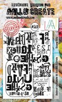 AALL & Create Stamp Reverse Abcs AALL-TP-569 15x10cm