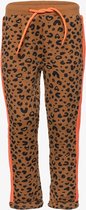 TwoDay meisjes broek met luipaardprint - Bruin - Maat 122/128