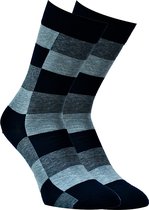 Hobby - Sokken - 2-pack - Egyptisch katoen - Blauw - 3088 - Schoenmaat: 40-45
