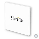 Kaart & tegeltje ineen | 3 mm dik | forex | "Sterkte"