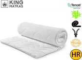 King - Classic - Topdek - Matras - Koudschuim - HR35 - Ventilerend - 100 x 190cm Dikte 7cm