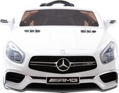 Elektrische Kinderauto Mercedes-Benz SL65 AMG Wit 12V Met Afstandsbediening