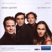 Delian::Quartet, Ogor Kamenz - Schumann: String Quartet Op.41 No.1/Piano Quintet Op.44 (CD)