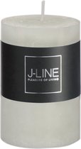 J-Line Cilinderkaars Poedergroen S18H Set van 24 stuks