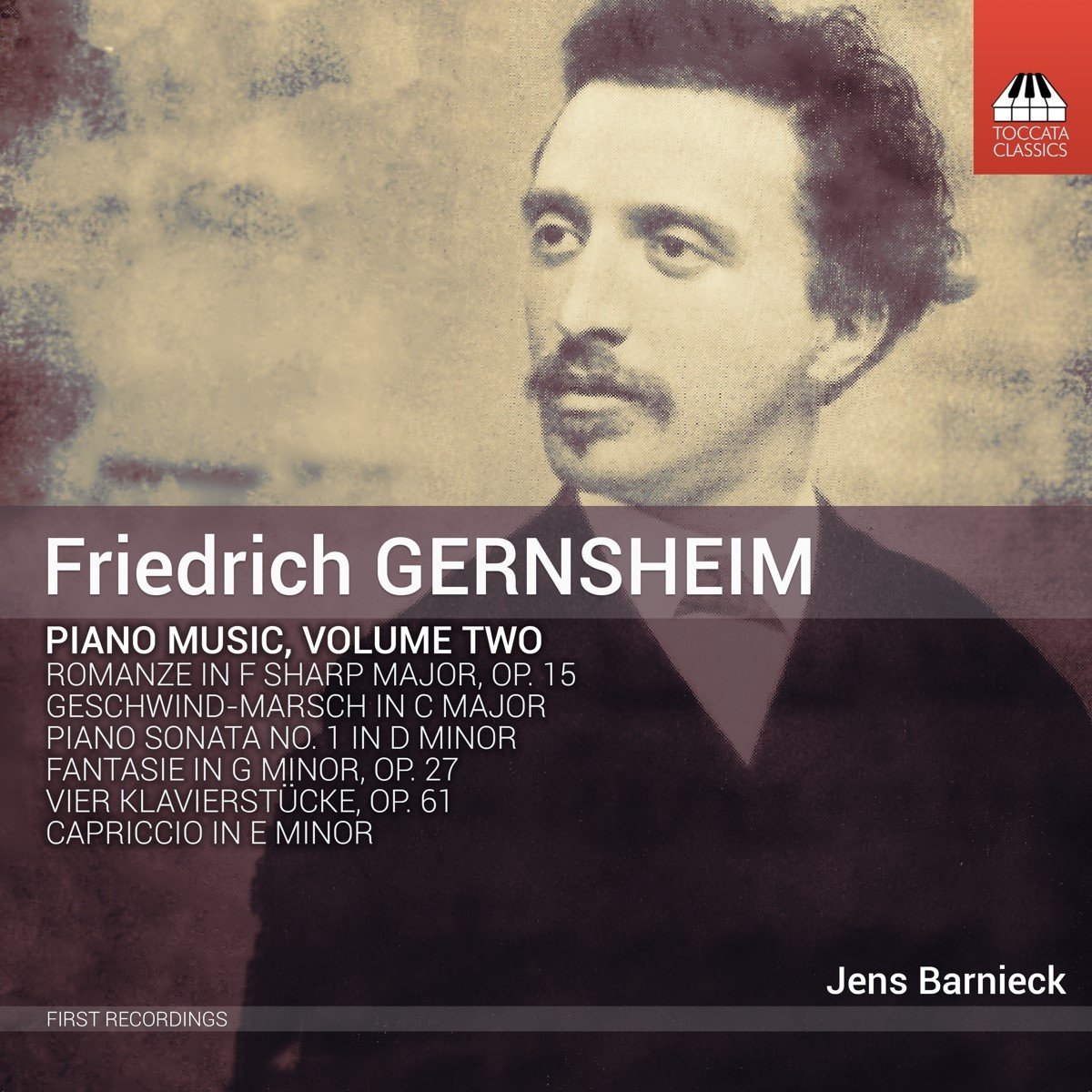Jens Barnieck - Gernsheim: Piano Music, Volume Two (CD)
