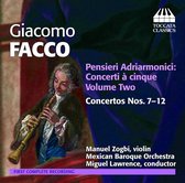 Manuel Zogbi, Mexican Baroque Orchestra, Miguel Lawrence - Facco: Pensieri Adriarmonici 2 (CD)