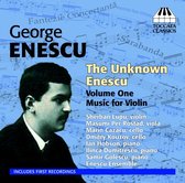 Enescu ensemble of The university of Illinois - The Unknown Enescu Volume 1: Music For violin (CD)