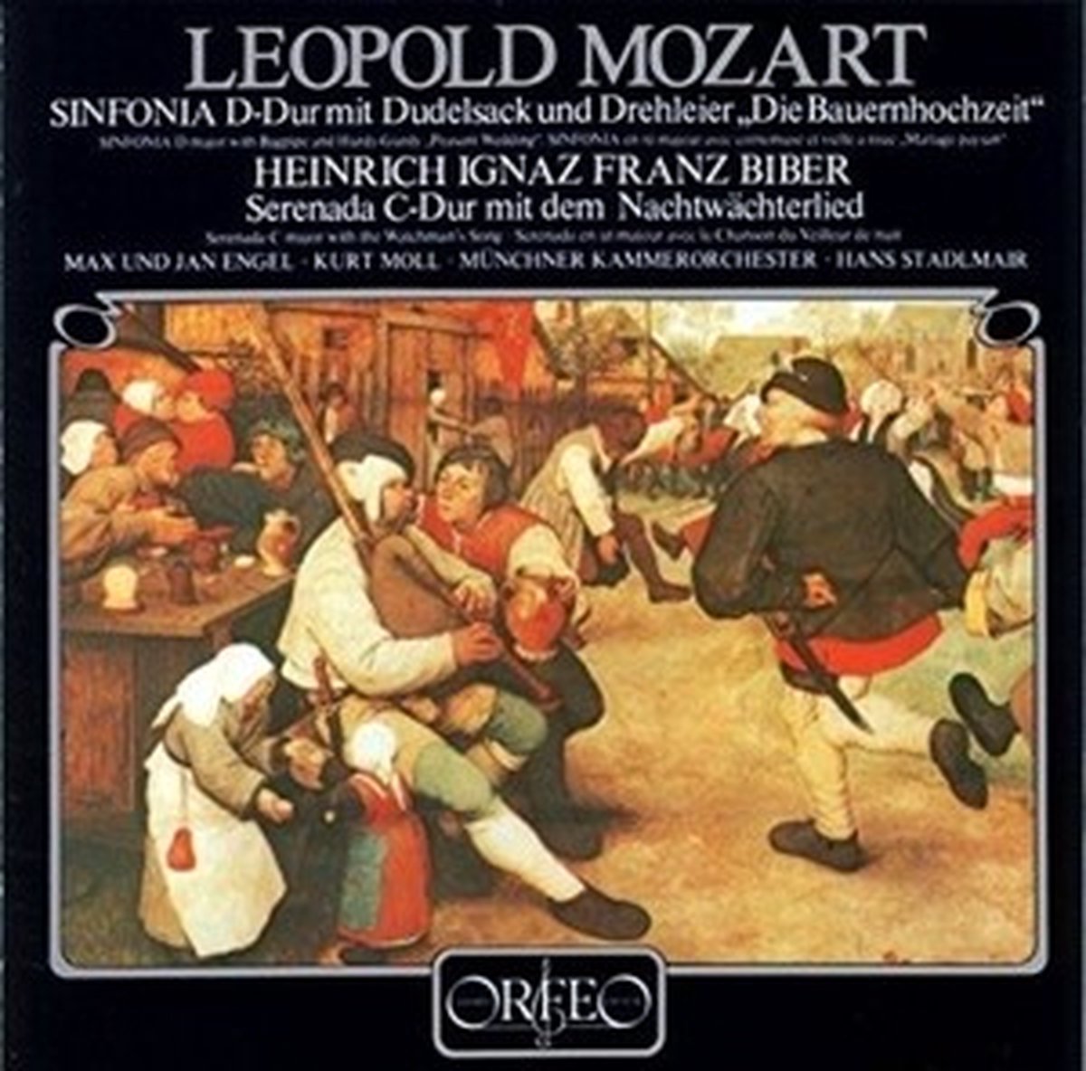 Kurt Moll, Jan Engel, Hans Sta - L.Mozart/Biber Bauernhochzeit (LP)