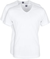 Suitable - T-shirt Wit V-hals Vita 2 Pack - Maat XL - Modern-fit