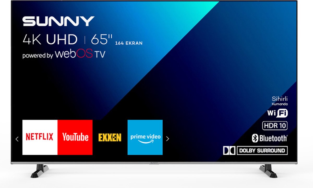 SUNNY FRAMELESS WEBOS SMART TV - 65 inch - 4K LED - 2022 | bol.com