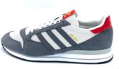 Adidas ZX 500 - Grijs, Wit, Rood - Maat  48 2/3