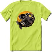 Vissen T-Shirt | Grappig Verjaardag Vis Hobby Cadeau Shirt | Dames - Heren - Unisex | Tshirt Hengelsport Kleding Kado - Groen - S