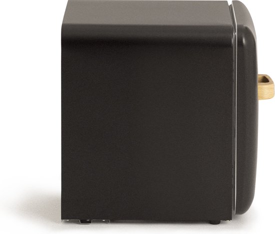 CREATE - Koelkast in retrostijl - Zwart - Handvat Hout - FRIDGE RETRO 48L van create — afbeelding 5