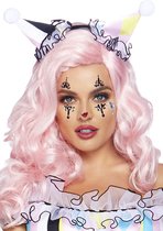 Harlequin face jewels sticker
