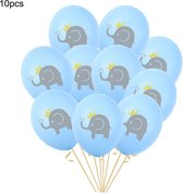 Babyshower Ballonnen - Gender Reveal Ballonnen - Verjaardagsballonnen voor Babyjongens - 10 stuks - Blauw