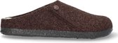 Birkenstock Pantoffels Heren - Zermatt Wolvilt Sloffen Shearling Bruin - Regular- Maat 39