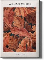 Walljar - William Morris - Acanthus - Muurdecoratie - Canvas schilderij