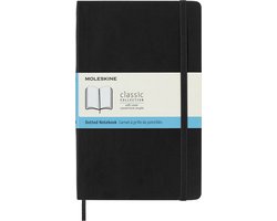 Moleskine Classic Notitieboek - Large - Softcover - Gestippeld - Zwart